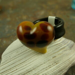 Heart of Glass Authentic Murano Glass Ring-0
