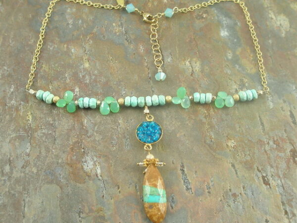 Sophie One of a Kind Semi Precious Necklace-0