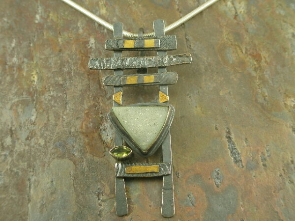Drusy Temple Designer One of a Kind Pendant-0