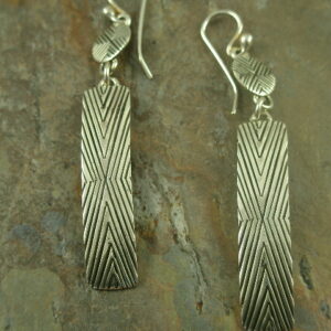 Apache Authentic Native American Sterling Earrings-0