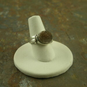 Sweet Drusy Sterling Stone Ring-0