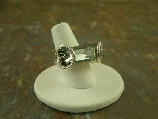 Ice Rock Designer Swarovski Crystal Sterling Ring-0