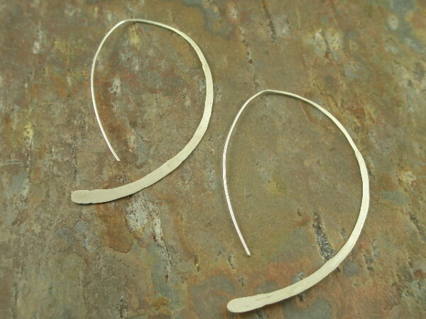 Boomerang Eclectic Sterling Wire Earrings-0