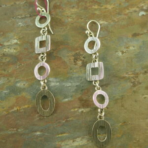 Native American Sterling Silver Dangle Earringsooooh-0