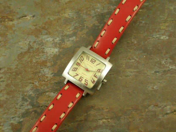 Contemporary Leather WatchLittle Red-0