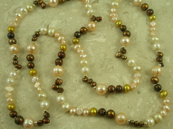 Mixed Fresh Water Pearl NecklaceAutumn-0