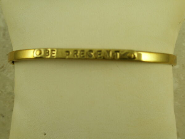 Brass Inspirational Cuff BraceletBe Present-0