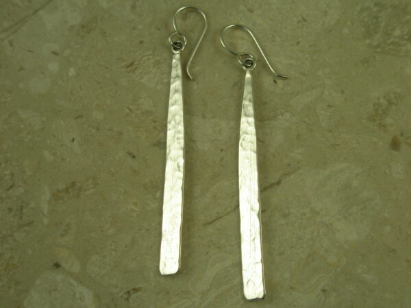 Sterling Silver Long Dangle EarringSticks-0