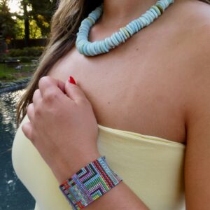Major Turquoise Statement Necklace/Disc It