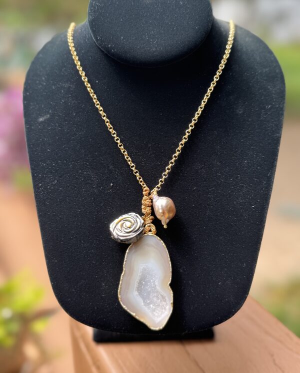 One Of A Kind Multi Necklace/Snow Queen