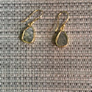 Aquamarine Small Dangle Earring/Baby Blue