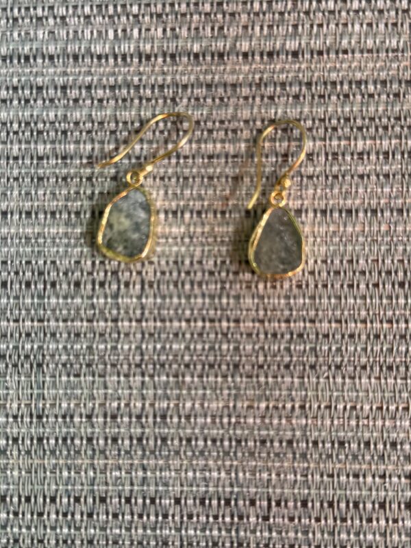 Aquamarine Small Dangle Earring/Baby Blue