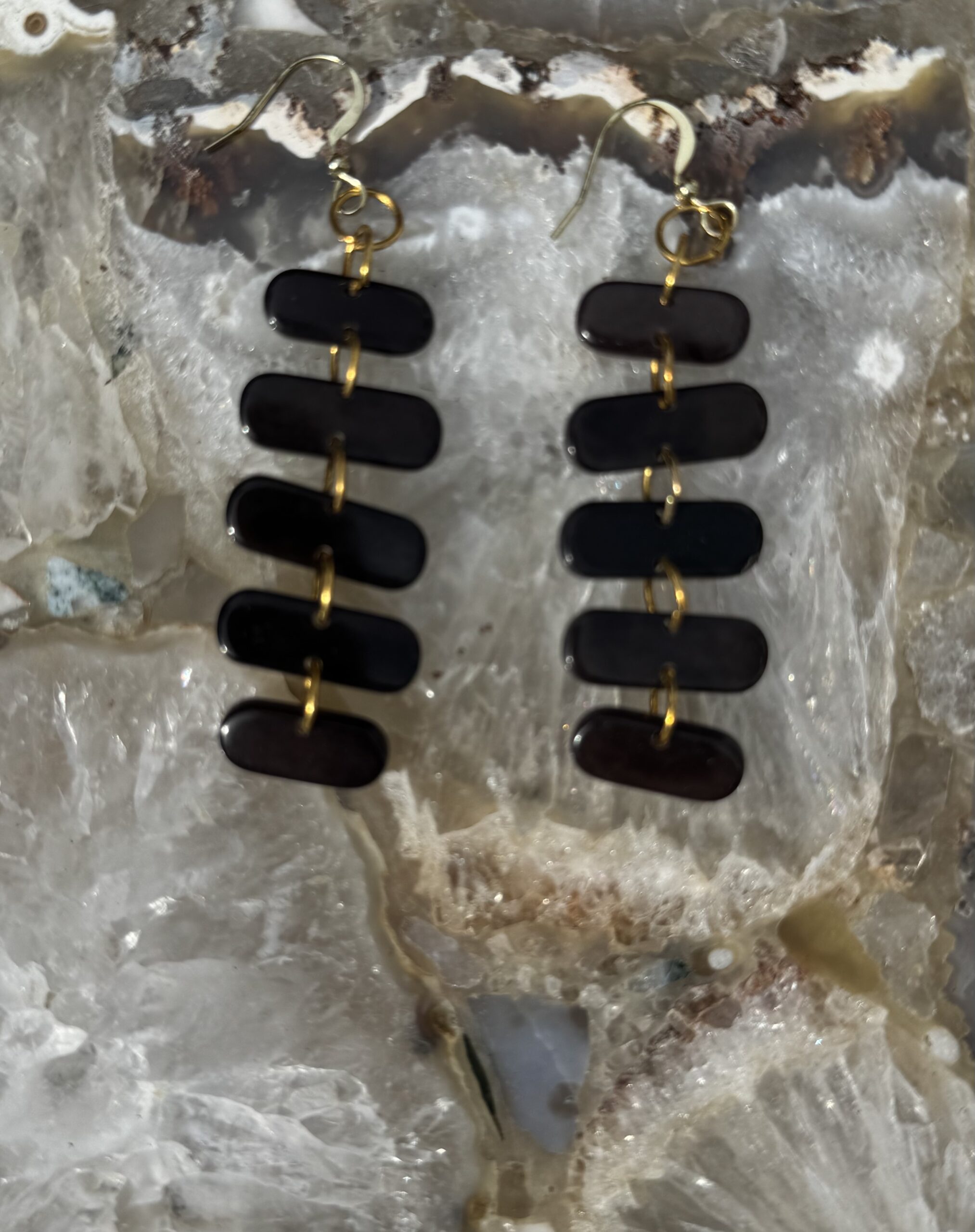 Taguna Nut Dangle Earrings/Going Up?