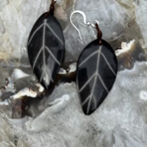Taguna Nut Dangle Earrings/Leaf Me Alone