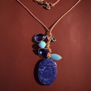 One Of A Kind Stone Necklace/I'm Not Blue