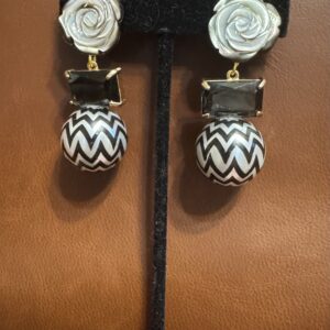 One Of A Kind Statement Clip Earring/3 Tiers