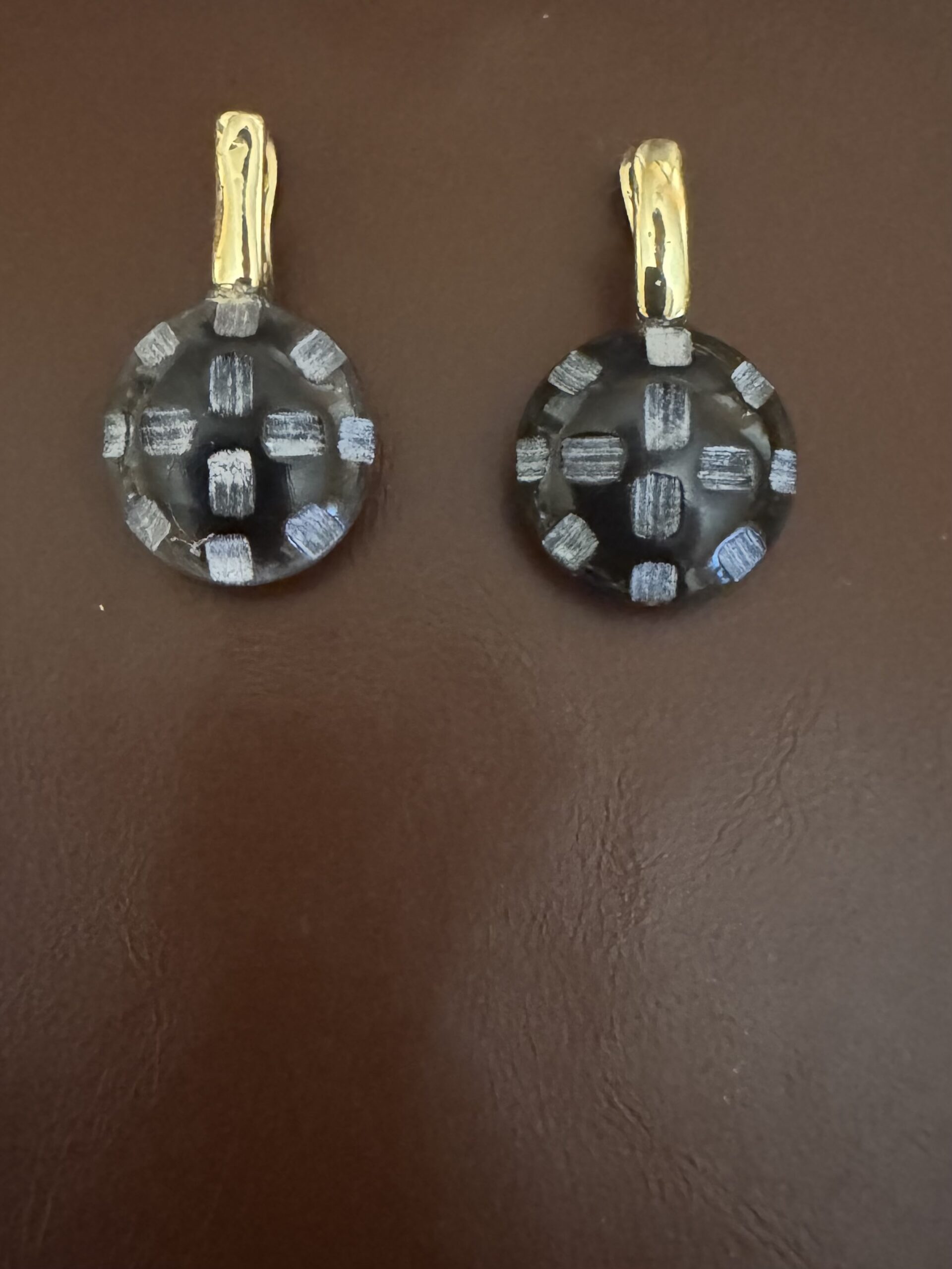 Carved Buffalo Horn Earring/Shed Horn