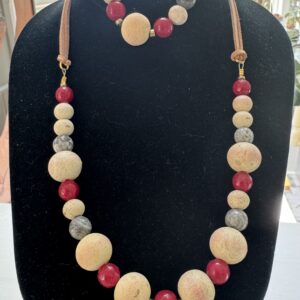 Italy Trip Handcrafted Necklace/The Set