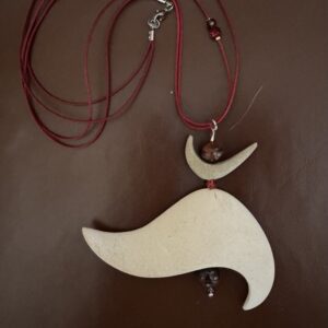 Italy Trip Handcrafted Necklace/Limestone Mt.