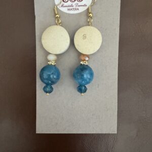 Italy Trip Handcrafted Earrings/Limestone 6