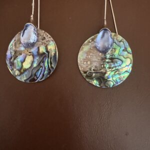 Abalone Statement Earrings/Holy Shell!