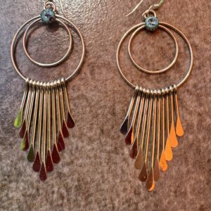Native American Statement Hoop Earring/Tradition!
