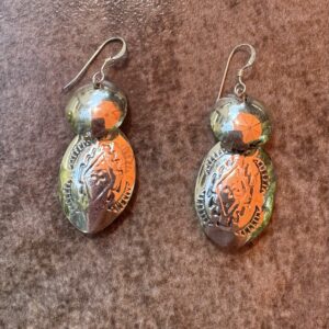 Signed Native American Statement Earrings/LOVE!