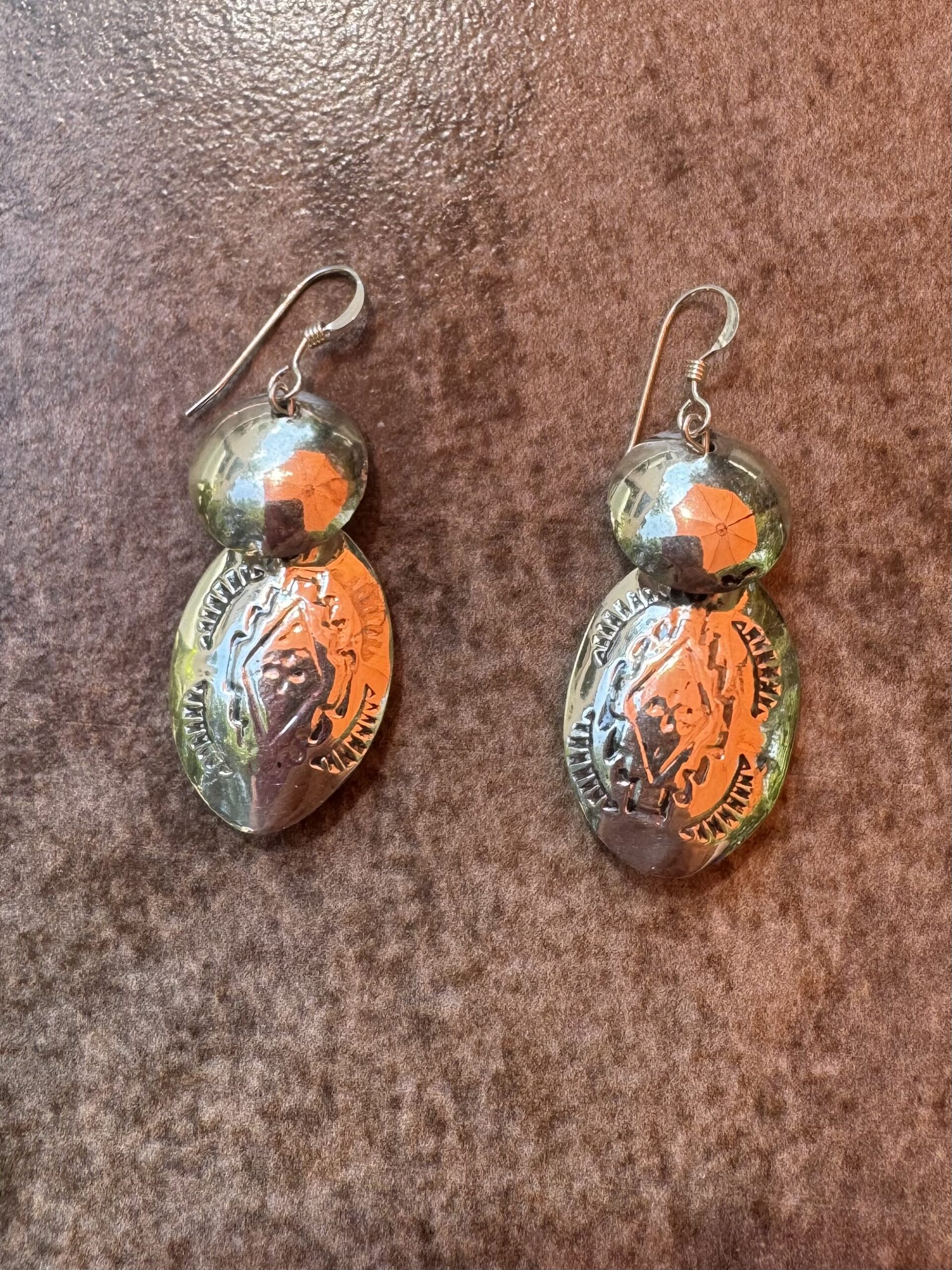 Signed Native American Statement Earrings/LOVE!
