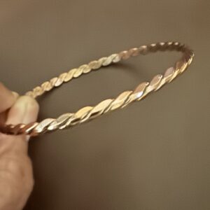 Handcrafted Copper Bangle Bracelet/Braid It