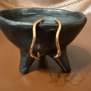 Handcrafted Copper Hoop Earrings/All Curves
