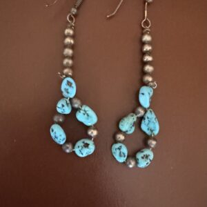 Natural Turquoise Long Dangle Earring/Drop It