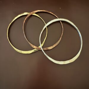 Handcrafted Trio Metal Bangles/Perfect Mix