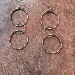 Native American Hoop Earring/Twistie