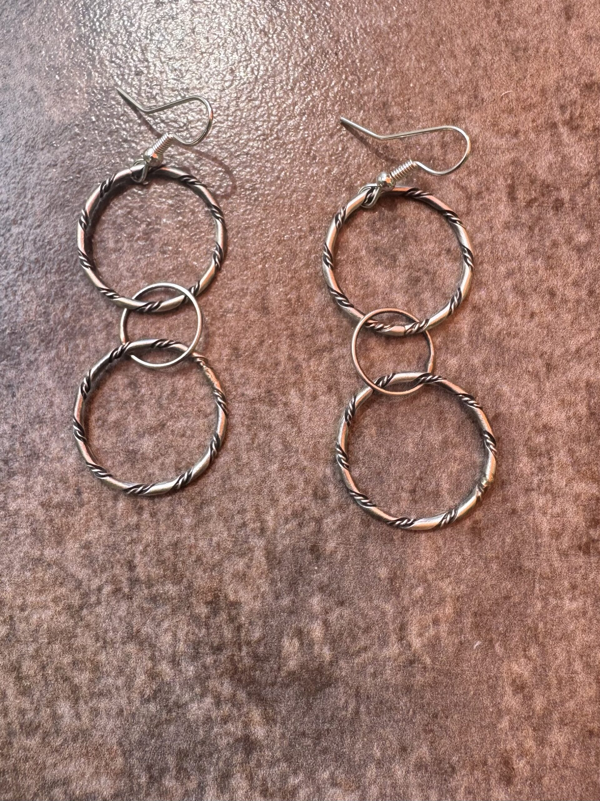 Native American Hoop Earring/Twistie